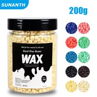 200g/400g Depilatory Wax Beans Hot Film Painless Waxing Beads for Wax Heater Machine Wax Bean Bikini Face Legs Body Hair Remova