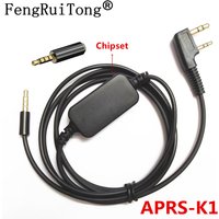 APRS-k1 Cable Audio Interface Cable for BaoFeng UV5R UV-82 5RA 5RB WOUXUN TYT (APRSpro, APRSDroid, Compatible - Android, iOS