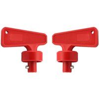 2pcs Plastic Keys Spare Key For Battery Isolator Switch Power Kill Cut Off Switch Car Van Boats Switch Spare Keys
