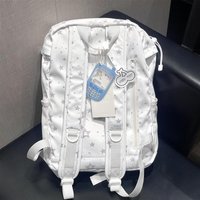 Star Printed Large Capaci Bapa for Girls School Opening Double oulder Bag High Aesthetic Value Unique Ins Sle