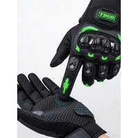 AliExpress NONE Summer Motorcycle Breathable Full Finger Gloves Leather Protective Equipment Dirt Bike Sport Racing Riding Gloves