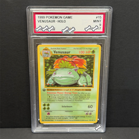 PTCG DIY 1999 POKEMON GAME VENUSAUR-HOLO MINT Base Set GAME GREY HAT VAN GOGH Game Proxy Card Gift Toy Dropshipping