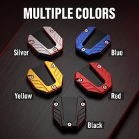 AliExpress NONE Motorcycle Kickstand Pad Universal Side Stand Foot Extension Cover Scooter Bike Motorbike Support Replacement Accessories Part