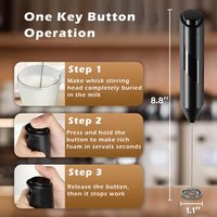 Electric Milk and Coffee Blender Battery AA Type Electric Egg Beater Cream Whipper Kitchen Tools Electric Milk Brewer Blender