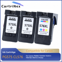 Compatible 575XL 576XL Ink Cartridge for Canon PG575 CL576 PG-575 CL-576 PIXMA TS3550i TS3551i TR4750i TR4751i Printer