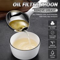 Oil Soup Separate Spoon Colander Strainer Stainless Oil Ladl| Filter Leaking Spoon Soup Ladle Kitchen Tools