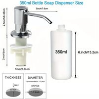 350ml 500ml Useful Stainless Steel Pump Kitchen Sink Tools Home Product Bottle Liquid Soap Dispensers Durable