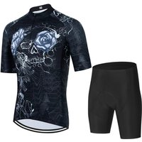 AliExpress NONE Short Bib Cycling Men's Clothing Set Summer Bicycle Accessories Man Cycling Clothes for Men Mtb Bike Jersey Sets Cycle Wear Mens