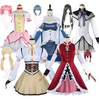 Kaname Madoka Akemi Homura Cosplay Costume Puella Magi Madoka Magica Tomoe Mami Miki Sayaka Sakura KyoukoOutfit Fullset