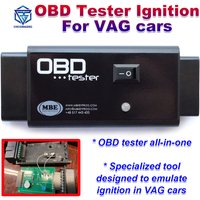 OBD Tester Switch on Car Ignition Tool for VAG Cars Switch On Ignition When All Key Lost Wroks With Key Programmer