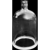 Glass bell thickened transparent jar with stopper the bottom of the bell jar is frosted and vacuumted Tester 15*28cm 15*21cm