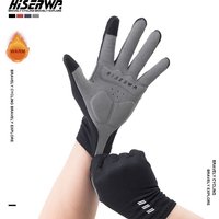 AliExpress bcbe-ing HISERWA Winter Full Finger Cycling Gloves Men Women Warm Anti Slip Touch Screen Anti Slip Road Bike Gloves Cycling Accessories