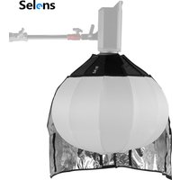 Selens 50/65/80cm Sphere Softbox with Shading Cloth Foldable Lantern Ball Diffuser for Photography Studio Flash