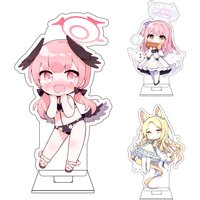 10CM Anime Blue Archive Cosplay Cute Acrylic Figure Stand Plate Sunaookami Shiroko Ornaments Gifts