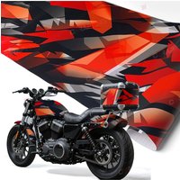 AliExpress Red Custom Size Geometric Camouflage Vinyl Self-adhesive Films Bike Laptop Motorcycle Skin Protection Decor Wrapping Accessories