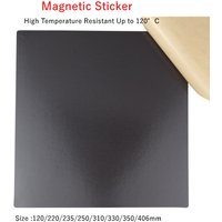 3D Printer 1.2mm Magnetic Sticker With 300LSE Adhesive High Temperature Resistance 120°C for Ender-3 CR10 QIDI Build Plate