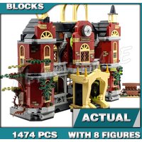 1474pcs Hidden Side Newbury Haunted High School Spooky Surprises House Claws 11464 Building Block Toys Compatible With Model