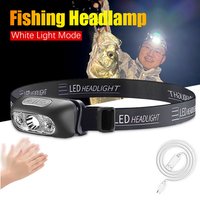 Newest Mini Led Night Fishing Powerful Torch Head Lamp Outdoor Waterproof Camping Portable LED Sensor Headlamp Fishing Lantern