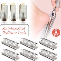6PCS Foot File Callus Remover Tool for Dead Skin Removal Home Pedicure Tools Foot Rasp Callus Remover Feet Heels Grater File