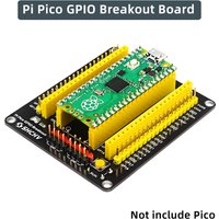 Raspberry Pi Pico Expansion Board GPIO Breakout Extension Adapter Onboard Male and Female Pins for RPI Pico 2 W
