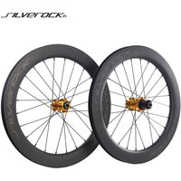 SILVEROCK SR50C 20 Inch 406 451 Carbon Wheel Disc Brake Clincher 11 Speed for D8 Blast Reach Minivelo Folding Bike Wheelset