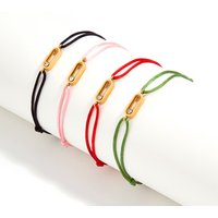Fashion Braided Double Layer Versatile Hand Rope Firm Adjustable Titanium Steel Creative Design