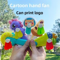 Summer cute cartoon mini handheld small fan portable suitable for children and adults outdoor camping home graduation gift!