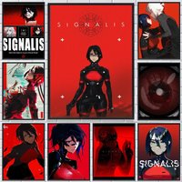 science fiction game Signalis Poster HD Waterproof Self-Adhesive Wall Art - Versatile Decor for Any Space | Perfect Gift Idea