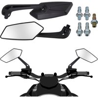 Motorcycle Handlebar Mirror Rearview Motorcycle Bar End Mirror For Cafe Racer Scooter Motocross Mirror 8/10mm