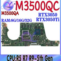 M3500QA Laptop Motherboard For ASUS Vivobook M3401QA M3401QC M7400QC M7600Q M7600QE M3500QC Notebook Mainboard With R5 R7 R9