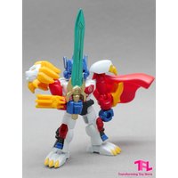Tim Transformation Optimus Prime Megasaur Column BW Shockwave Ambulance Mirror Image Steel Lock Parts Toys Collectibles
