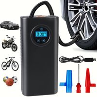 Auto Inflator Air Compressor For Car Mounted Motorcycle Bicycle Ball Wireless Tire Inflation Pump Car Electrical Air Pump