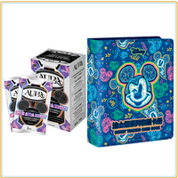 400/900pcs 2025 AURA Disney Trading Card Album Book Folder Card Slots Collections Zipper Double Pocket Zipper Card Binder Holder