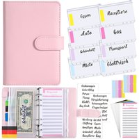 A6 Money Budget Planner Binder Zipper EnvelopesCash Envelopes For Budgeting Money Organizer Binde
