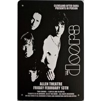 Retro Metal Sign 60s Rock & Roll Vintage Concert Poster Tin