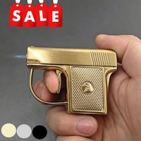 Portable Mini Metal Windproof Jet Torch Lighter, Creative Spray Gun Cigarette Igniter,Unique High-end Smoking Lighters Wholesale