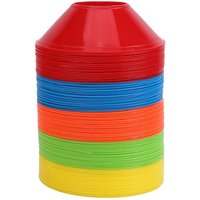 50 Pieces/Set Soccer Cones Flexible Practice Agility Soccer Training for Garden