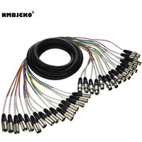 16 Channel XLR Snake Cable pro Audio Patch Cable for Live Recording Studios Gigs Amp Mixer Audio Interface