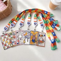 Kawaii Miffy ID Card Holder Card Case Student Badge Card Holder CardPack - School CardProtection Case in Stock Miffy Rabbit