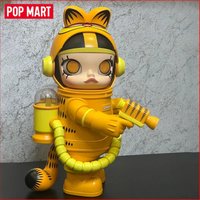 Genuine POP MART MEGA SPACE MOLLY 400 Series Kennyswork GARFIELD Spaceman Blind Box Cute Cartoon Anime Cartoon Decor Toys Gifts