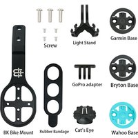 AliExpress ASIACOM For BLACK INC Bike Computer Mount Handlebar Bicycle Extension Alloy Mount Bracket Holder for Garmin Wahoo Bryton Cateye Etc