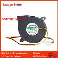 New For Sunon GB1205PHV1-8AY 50*50*15MM 5015 DC12V 3Pin Magnetic Suspension Mute Speed Turbo 3D Printer Blower Cooling Fan