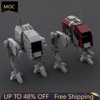 535 PCS Space War Model AT-PT MOC Customize Modular Building Block Model Brick Design Creative Design DIY Boy Assembly Toy Gift