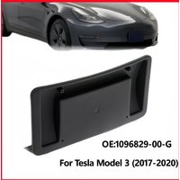 1096829-00-G Front Bumper License Plate Bracket Mount For US Version Tesla Model 3 2017-2020 Brand New Replacement