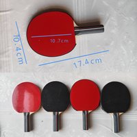 Mini Table Tennis Blade Cute Wooden Ping Pong Paddles for Fun & Decoration Souvenir Small Size Pingpong Racket For Signature