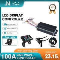 Electric Bike 48V 72V 100A Sine Wave Three Mode Controller with Color LCD Display For 3000W 5000W Ebicycle Motor Kit Parts