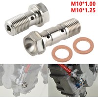 For Brembo Nissin M10x1.0 M10x1.25 Double/Single Hole Brake Line Banjo Bolt for KTM BMW Ducati Honda Kawasaki Suzuki Yamaha