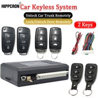 Hippcron Car Remote Central Lock Door Keyless Entry Car Alarm Systems Open The Trunk with Light Flashes
