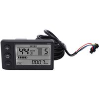 S866 Electric Bicycle Display LCD Meter 24V 36V 48V Electric Scooter Control Panel with SM Plug