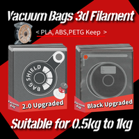 Upgrade 2.0 3D Filament Storage Bag With Valve Vacuum Bag Dryer Keep Filament Dry Sealed Safekeep Humidity Resistant Sealing Bag